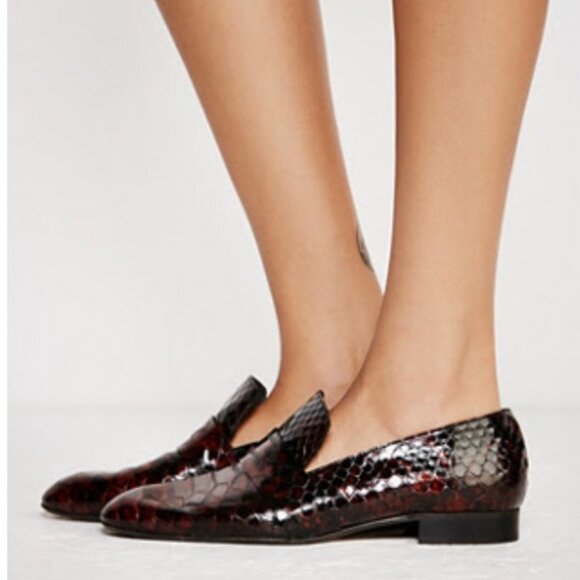 Free People Tux Slip On Menswear Flats/Loafers - Picture 3 of 10